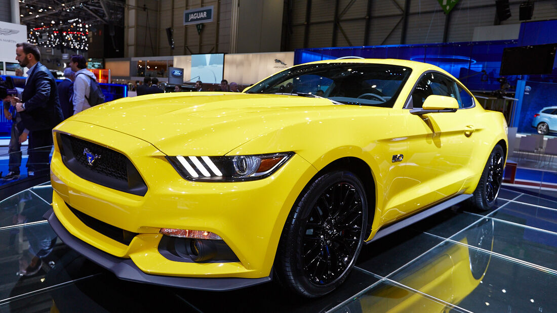 Ford Mustang GT Coupé, Genfer Autosalon, Messe, 2014, Genfer Autosalon, Messe, 2014