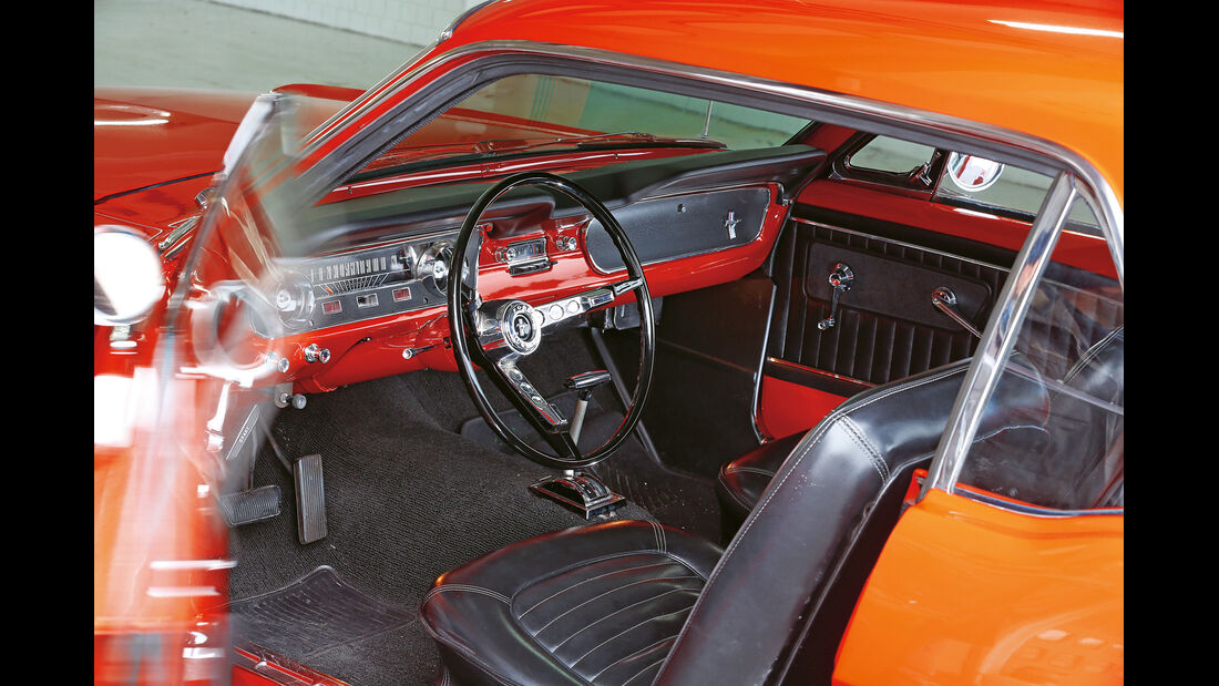 Ford Mustang Hardtop Coupé 1965, Cockpit