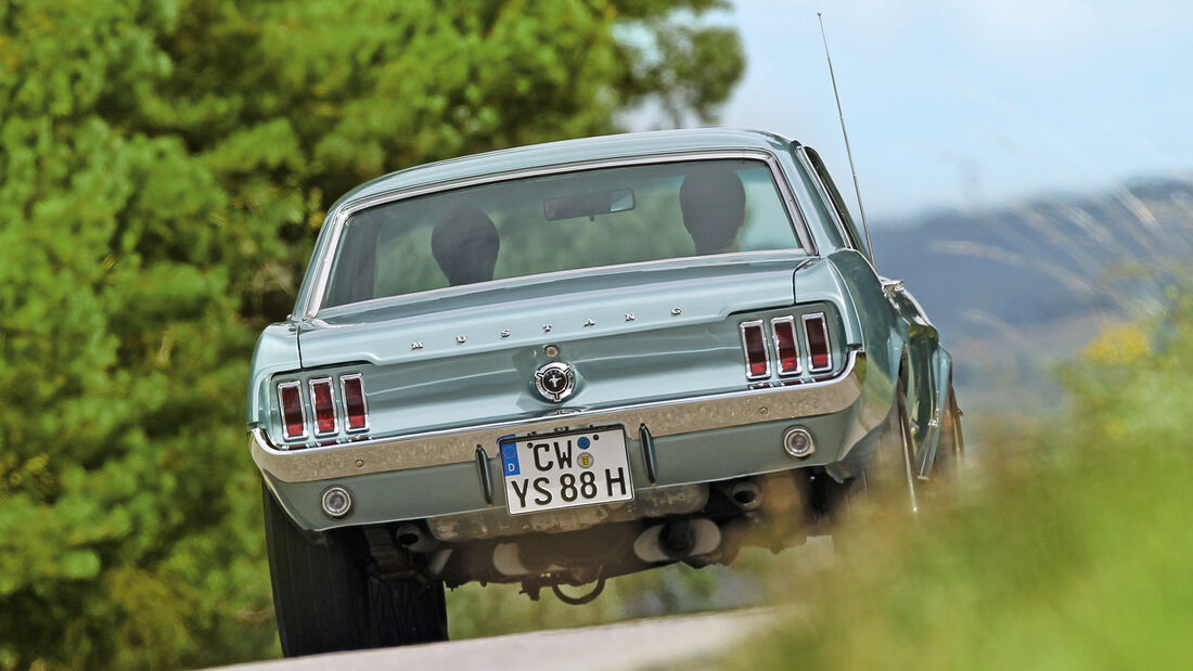 Ford Mustang, Heckansicht