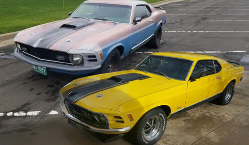 Ford Mustang Mach 1 Scheunenfund Folierung