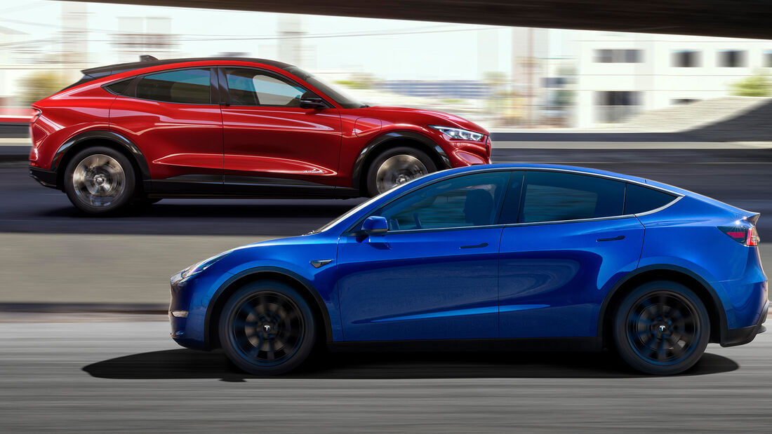 Ford Mustang Mach E Tesla Model Y Vergleich