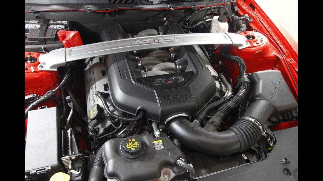Ford Mustang RTR, Motorraum