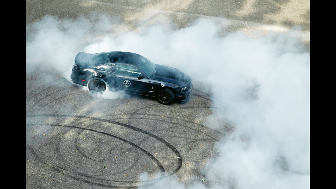Ford Mustang Shelby GT 500, Burnout