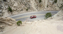 Ford Mustang Shelby GT350 auf dem Angeles Crest Highway