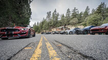 Ford Mustang Shelby GT350 auf dem Angeles Crest Highway