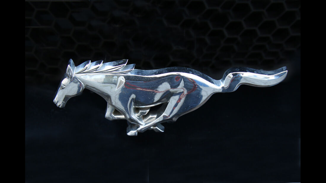 Ford Mustang V6, Emblem, Pferd