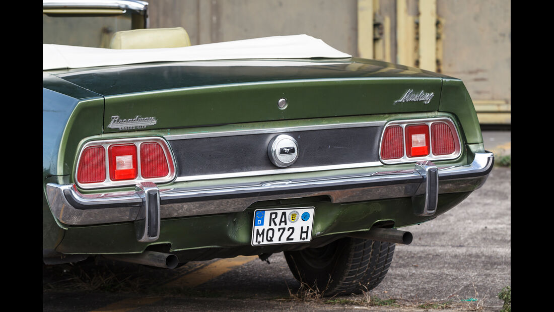 Ford Mustang V8 Cabrio, Heck, Heckleuchten