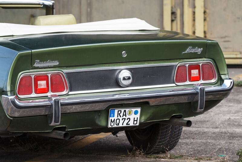 Ford Mustang V8 Cabrio, Heck, Heckleuchten