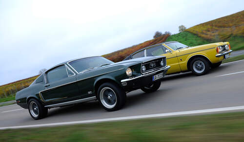 Ford Mustang V8, Ford Taunus 2300 GXL, Seitenansicht