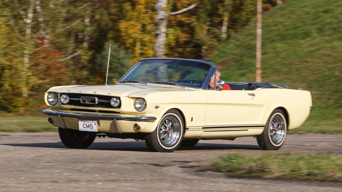 Ford Mustang V8, Seitenansicht