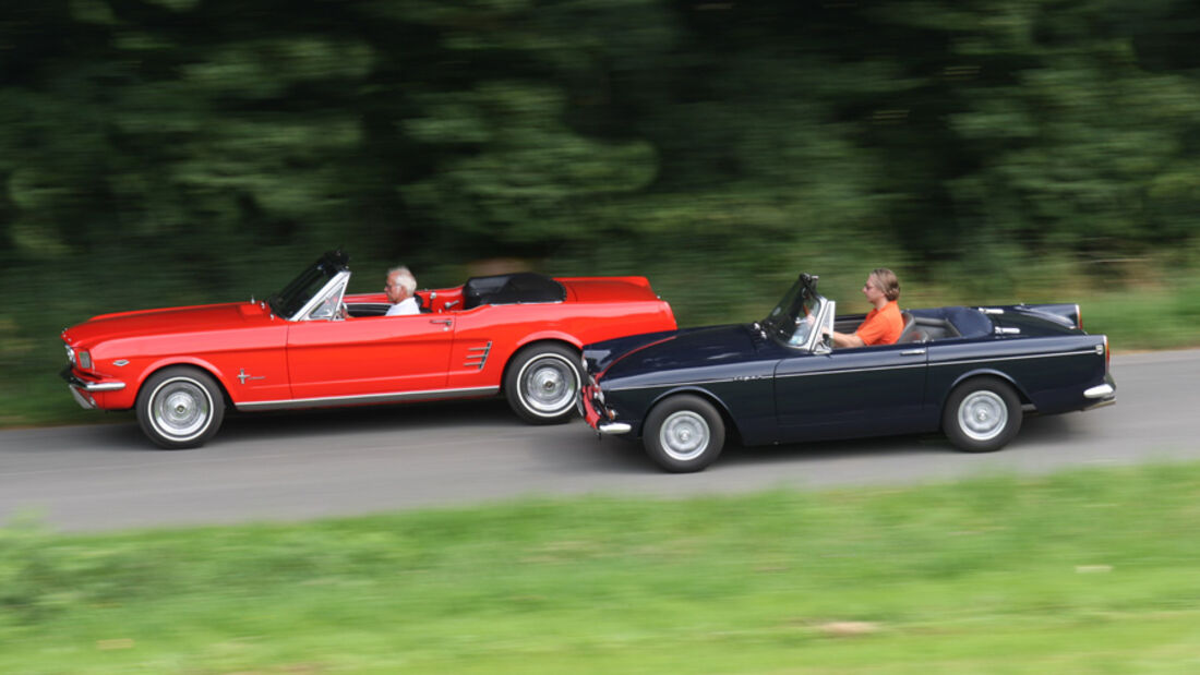 Ford Mustang V8, Sunbeam Alpine Tiger MK I A