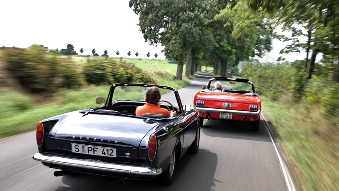 Ford Mustang V8, Sunbeam Alpine Tiger MK I A