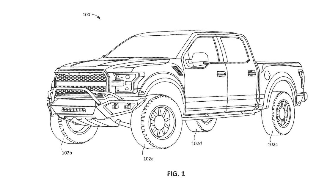 Ford Patent Allrad-Lenkung F-150