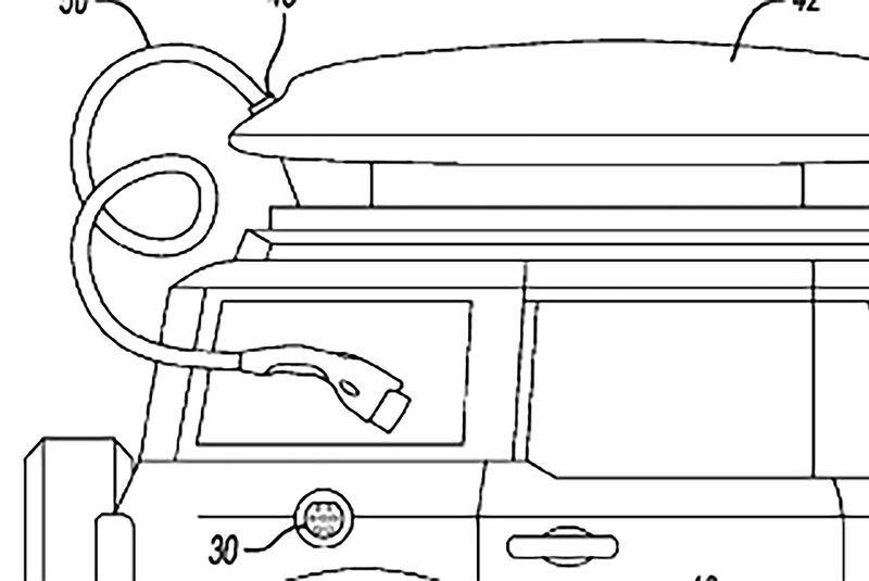 Ford Patent Batterie als Dachbox