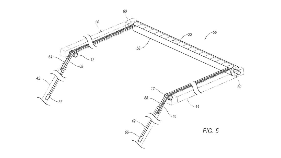 Ford-Patent Fliegengitter-Rollos