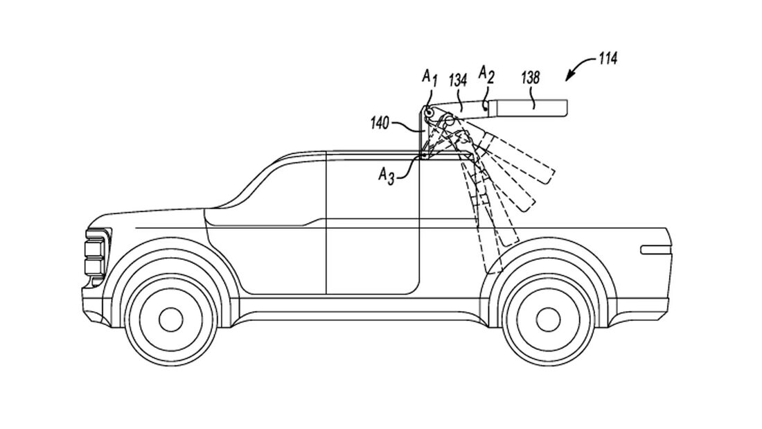 Ford patentiert Pick-up-Kabinen-Hecktür