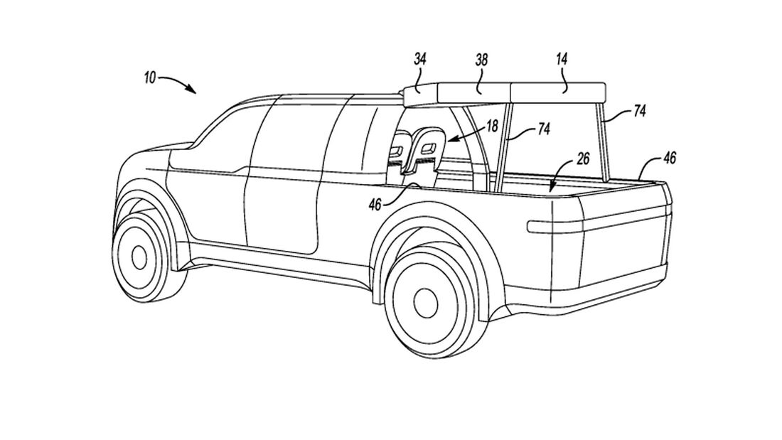 Ford-Patent Kabinen-Heckklappe