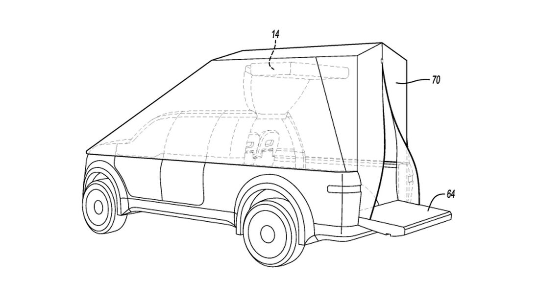 Ford-Patent Kabinen-Heckklappe