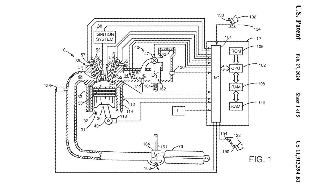 Ford-Patent Vorkammer-Verbrennung Blowby-Gase