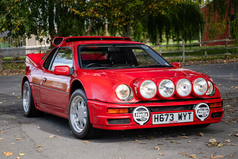 Ford RS200 S (1990) Gruppe B Straßenauto Rosso Red