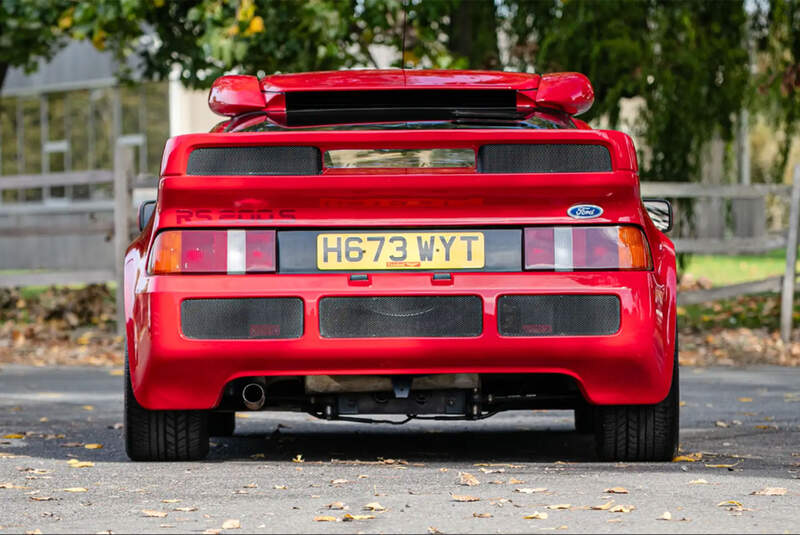 Ford RS200 S (1990) Gruppe B Straßenauto Rosso Red