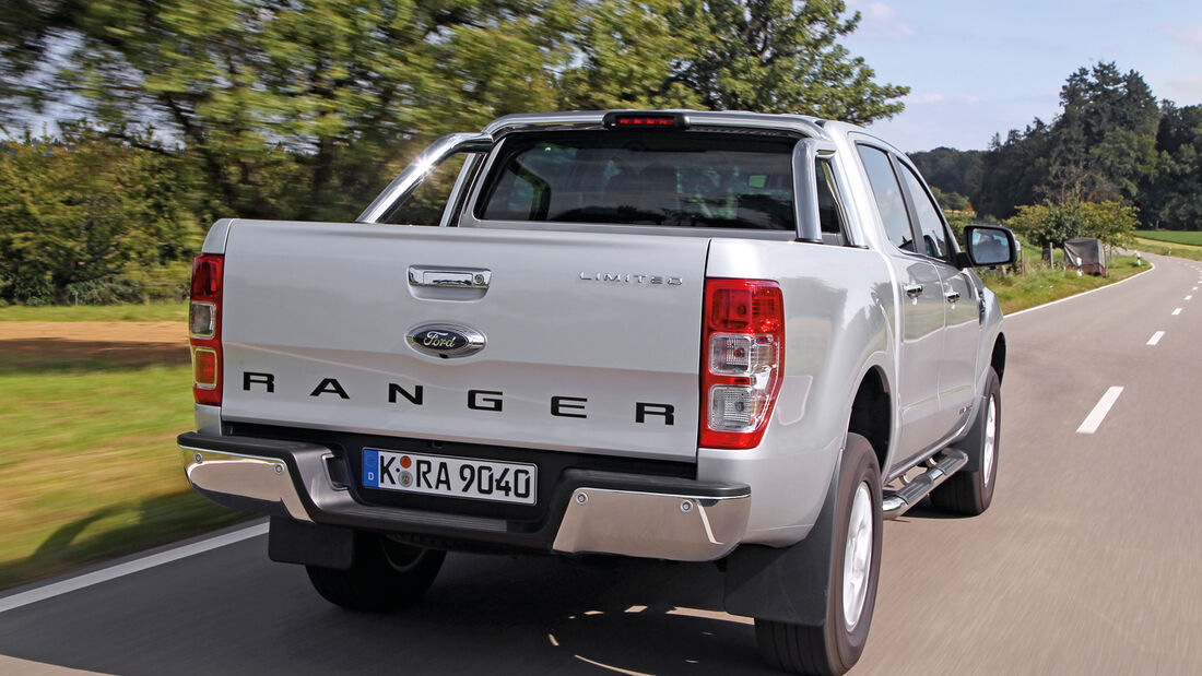 Ford Ranger 2.2 TDCi Doppelkabine Limited, Heckansicht