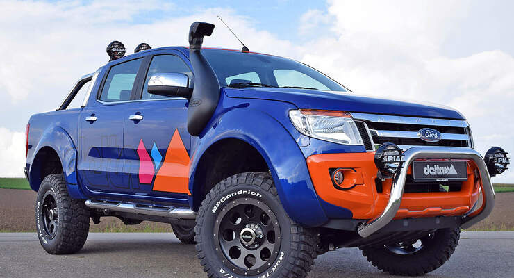 Ford Ranger Magic Orange delta4x4