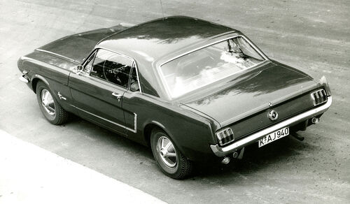 Ford T5 Mustang Test AUTO MOTOR UND SPORT 17/1964