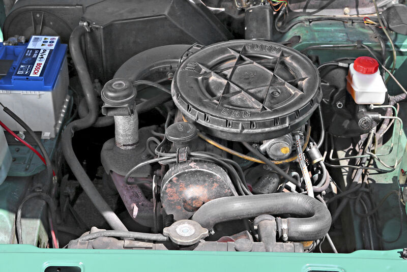 Ford Taunus 1600 L, Motorraum