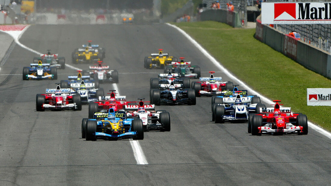 Formel 1 2004 - Start - Barcelona