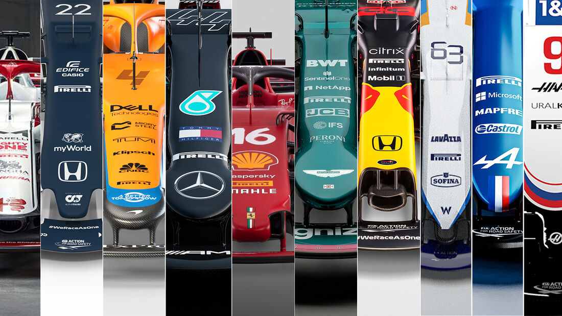 Formel 1 - 2021 - Autos