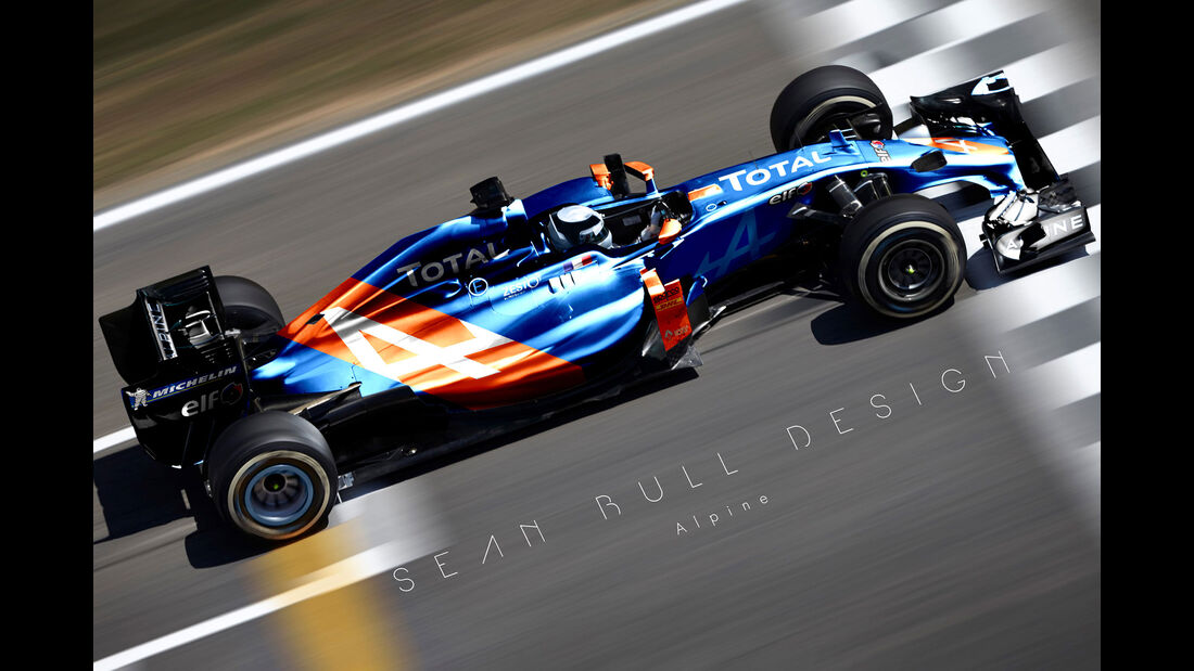 Formel 1 - Alpine - Fantasie-Teams - Sean Bull Design 