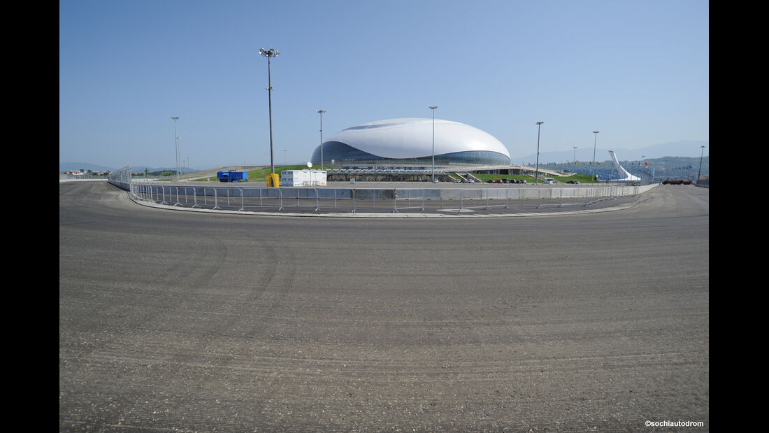 Formel 1-Baustelle - Sochi - GP Russland 2014