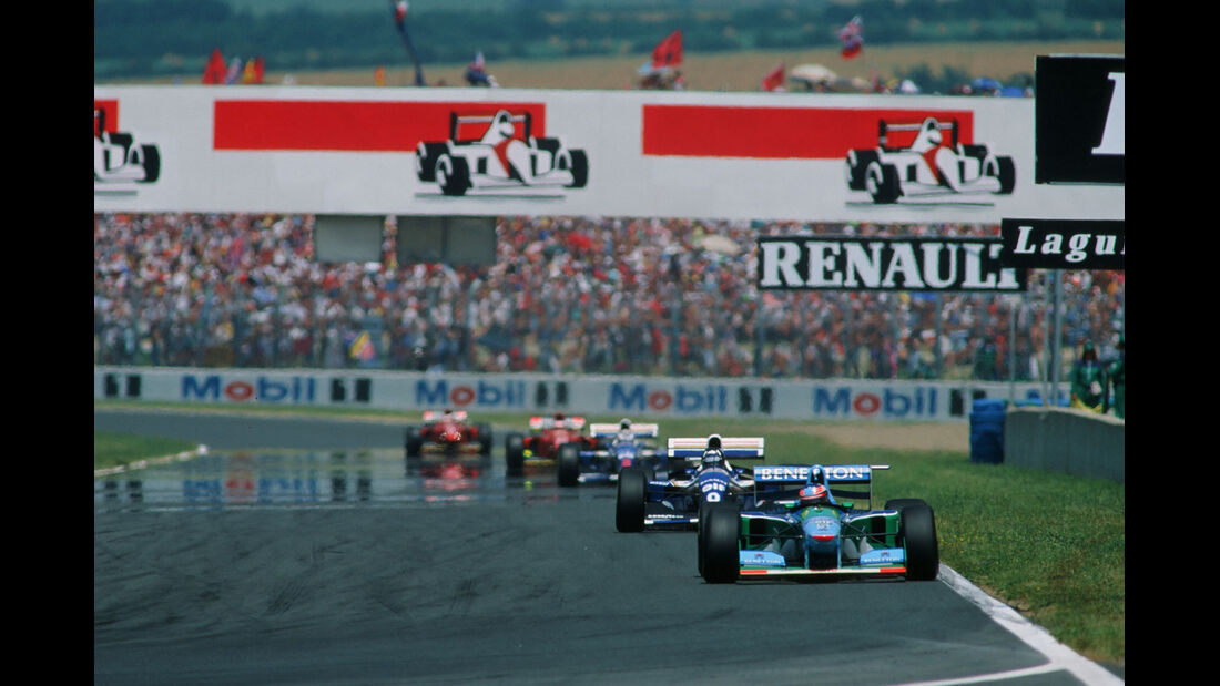 Formel 1 - F1 - F1-Saison 1994 - Schumacher - Benetton-Ford B194 - Hill - Williams FW16 - GP Frankreich 1994