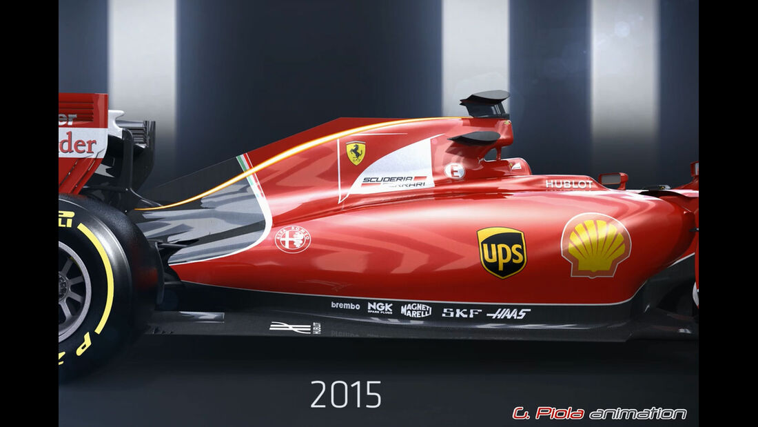 Formel 1 - F1 - Ferrari - Ferrari SF15-T - Piola Animation - GP Australien 2015