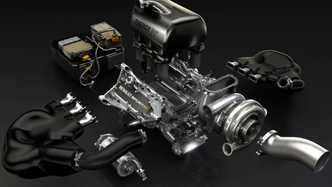 Formel 1 - F1- Renault - Motor - V6-Turbo - MGU-H - MGU-K