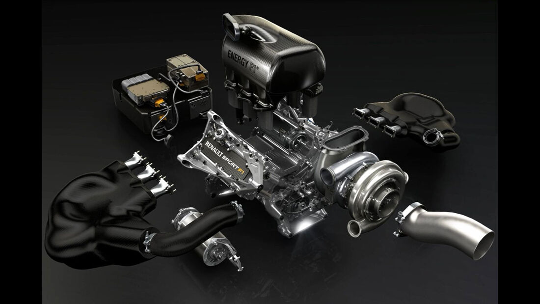 Formel 1 - F1- Renault - Motor - V6-Turbo - MGU-H - MGU-K