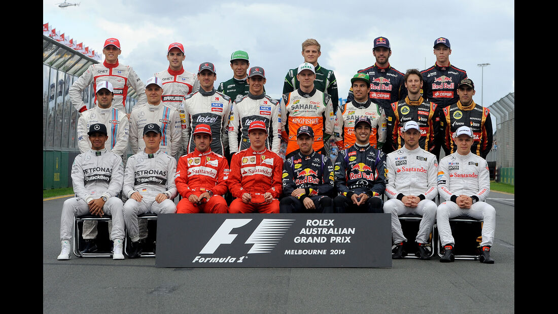 Formel 1 Fahrer 2014 - Formel 1 - GP Australien - 16. März 2014