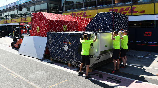 Formel 1 - Fracht - Container - Logistik