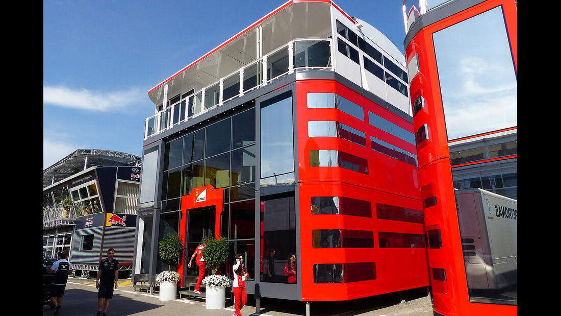 Formel 1 - GP Barcelona 2014 - Motorhomes - Ferrari