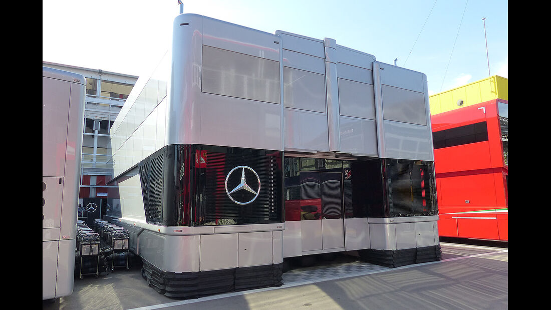 Formel 1 - GP Barcelona 2014 - Motorhomes - Mercedes