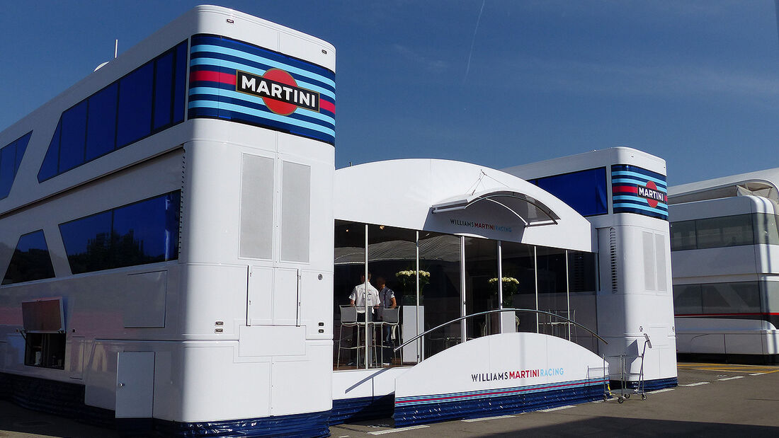 Formel 1 - GP Barcelona 2014 - Motorhomes - Williams Martini 