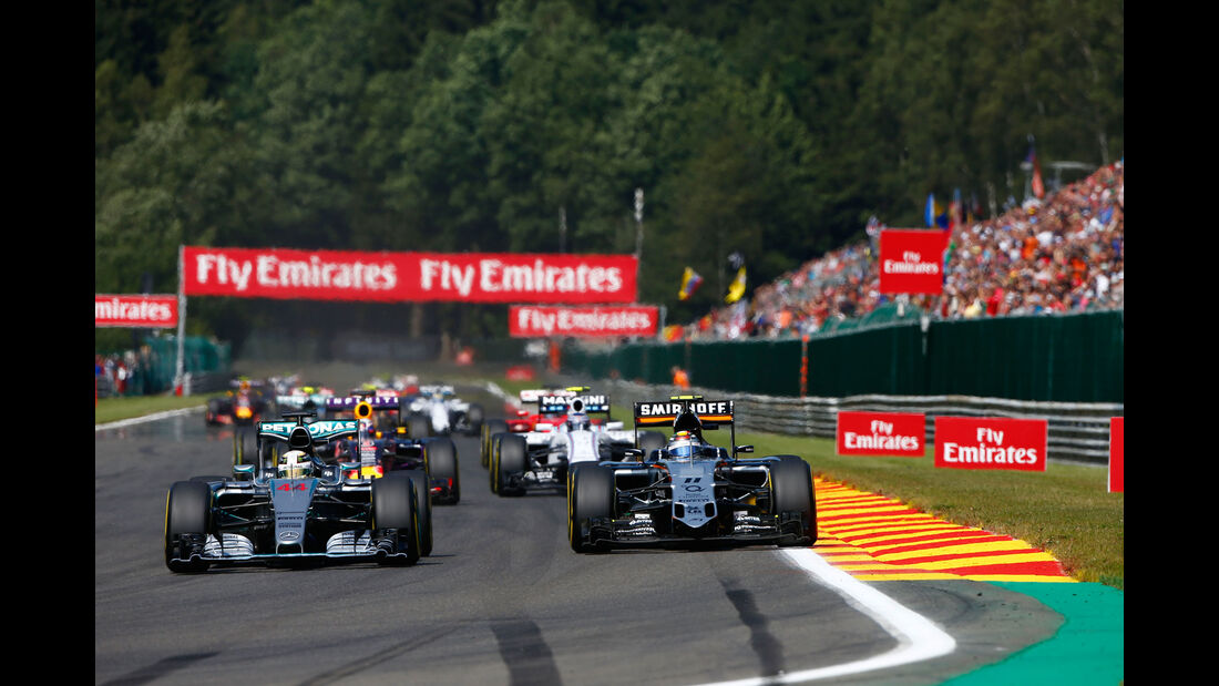 Formel 1 - GP Belgien 2015 - Startphase - Spa Francorchamps