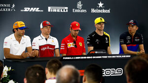 Formel 1 - GP Deutschland 2019 - Hockenheim - Fahrer-Pressekonferenz