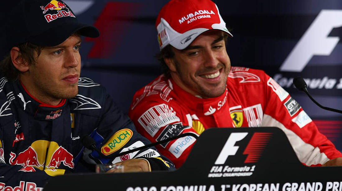 Formel 1 GP Korea 2010 Vettel Alonso