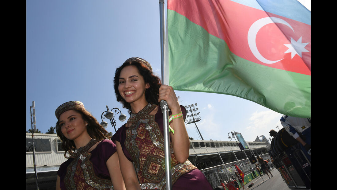 Formel 1 Girl - Baku - Aserbaidschan 2016