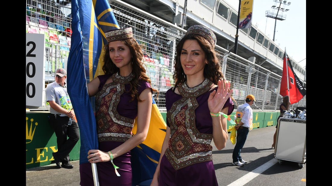 Formel 1 Girl - Baku - Aserbaidschan 2016