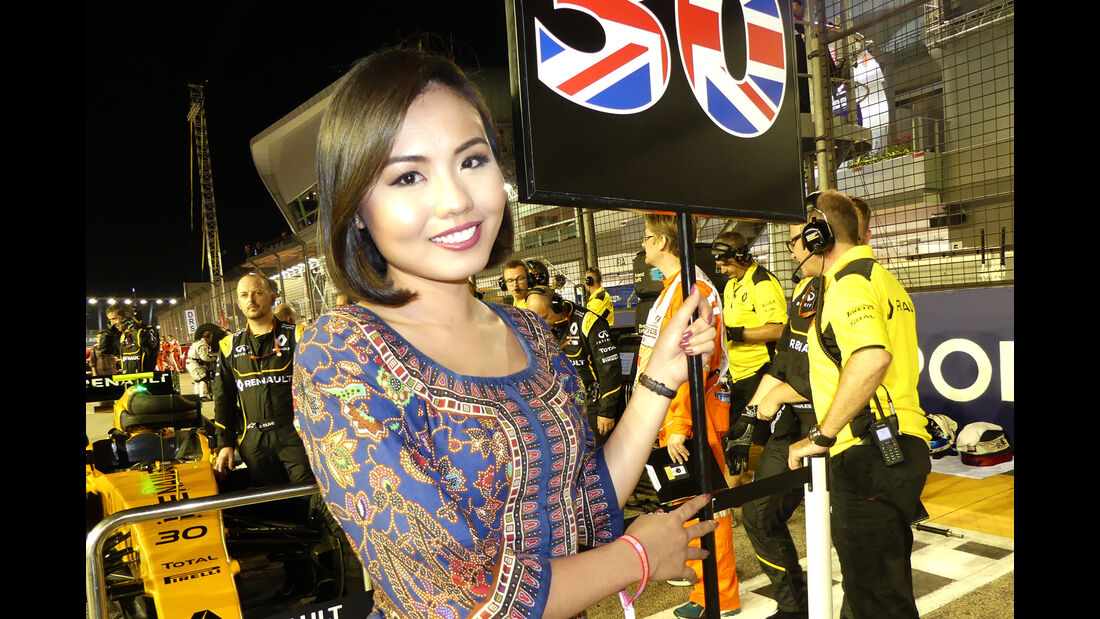 Formel 1-Girls - GP Singapur 2016