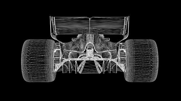 Formel 1 Gitternetz-Modell 2019