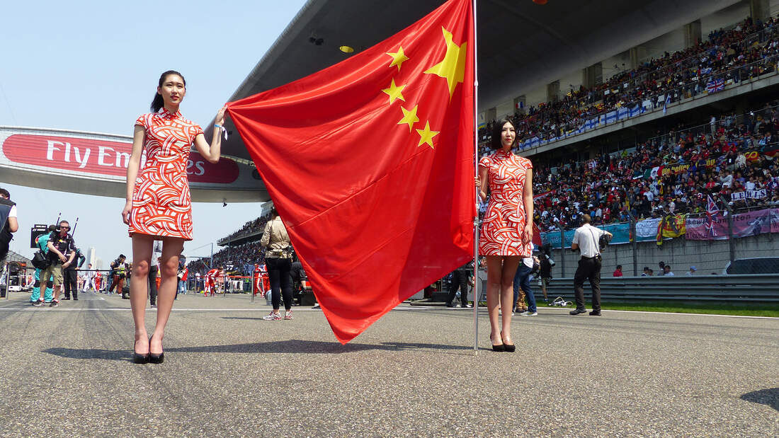 Formel 1 - Grid Girls - Grand Prix von China 2015